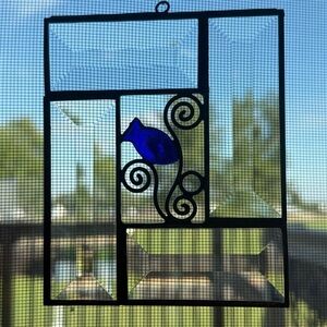 Stained Glass Decor with fish